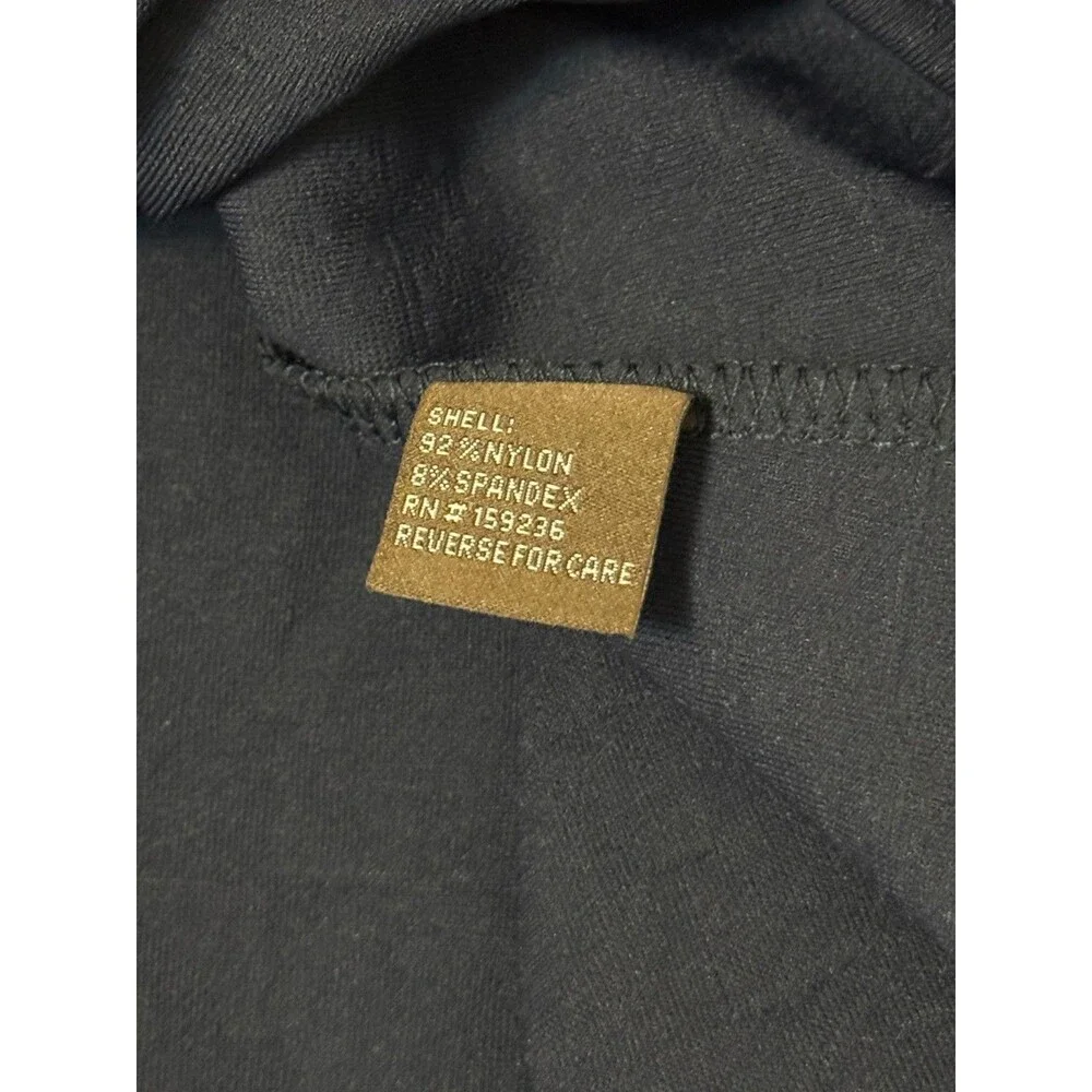 JMcLaughlin Bedford Top Women XL Navy Tulip Geo Jacquard Quarter Zip Long Sleeve - Picture 4 of 10